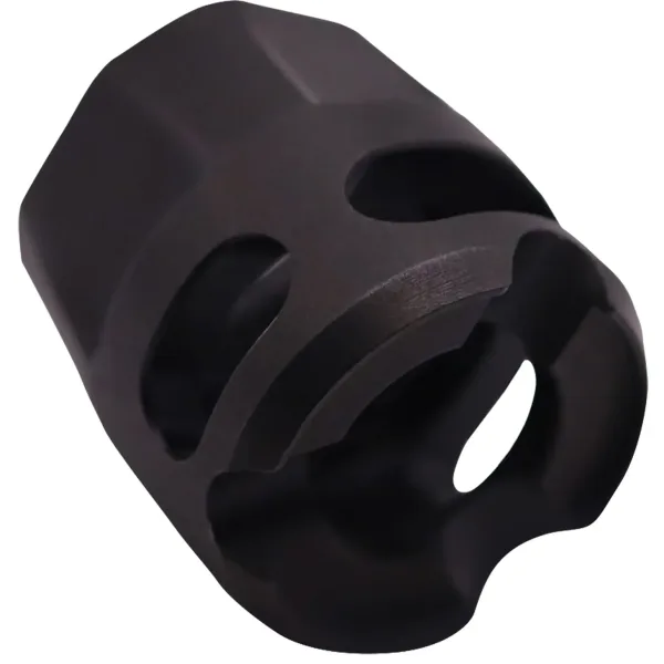 True Precision Inc TPYMICROBL Micro Compensator Y-Type Black Nitride 416R Stainless Steel 1/2"x28 Threads 9mm/380 ACP