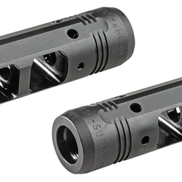 SureFire PROCOMP556 ProComp Muzzle Brake Black Nitride Steel with 1/2"-28 tpi Threads & 2.50" OAL for 5.56x45mm NATO M16, M4