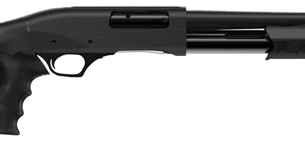 Retay USA GPSTACPG18 GPS  12 Gauge Pump 3" 4+1 18.5" Black Steel Barrel, Matte Black Anodized Aluminum Receiver, Black Fixed w/Pistol Grip Synthetic Stock