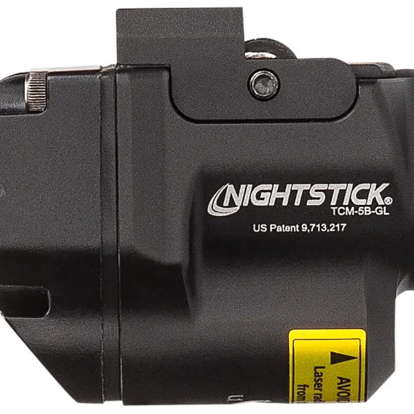 Nightstick TCM5BGL Subcompact Weapon Light with Green Laser Black Anodized 650 Lumens White LED Glock/Sig Sauer/H&K/Ruger/Smith & Wesson M&P