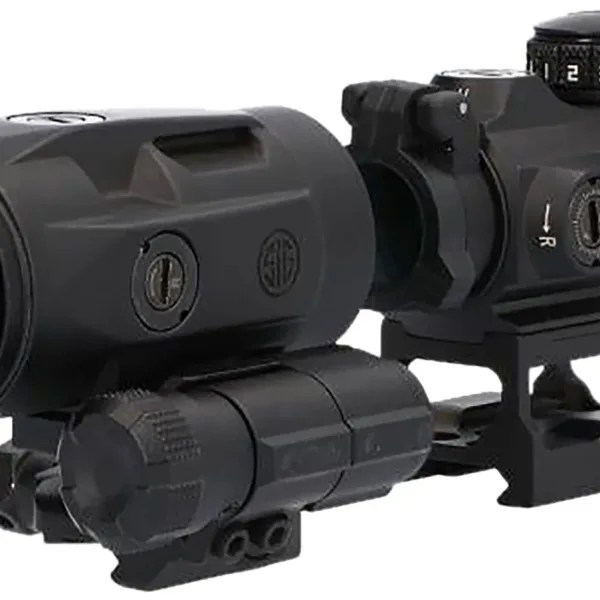 Sig Sauer Electro-Optics SORJMSR101 Romeo-MSR Gen II Combo Kit Black 1x/3x 20mm/22mm 2 MOA Red Dot Juliet 3 Micro Magnifier