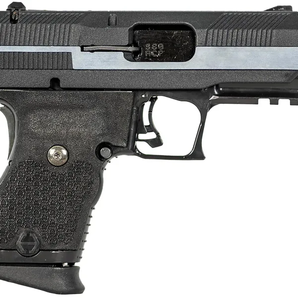 Hi-Point YC380CFRDCT YC380 w/Red Dot 380 ACP 10+1 3.93" Black Threaded Barrel, Black/Chrome Serrated Steel Slide, Black Polymer Frame w/Picatinny Rail, Black Plastic Grip, Crimson Trace Red Dot