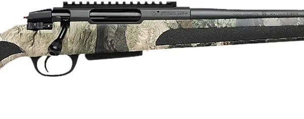 Stevens 19466 334 Bolt Action 6.5 Creedmoor 3+1 22" Camo/Dark Gray Carbon Steel Receiver Integrated Recoil Lug Ergonomic/Recoil Pad  Synthetic Stock Picatinny Rail Right Hand