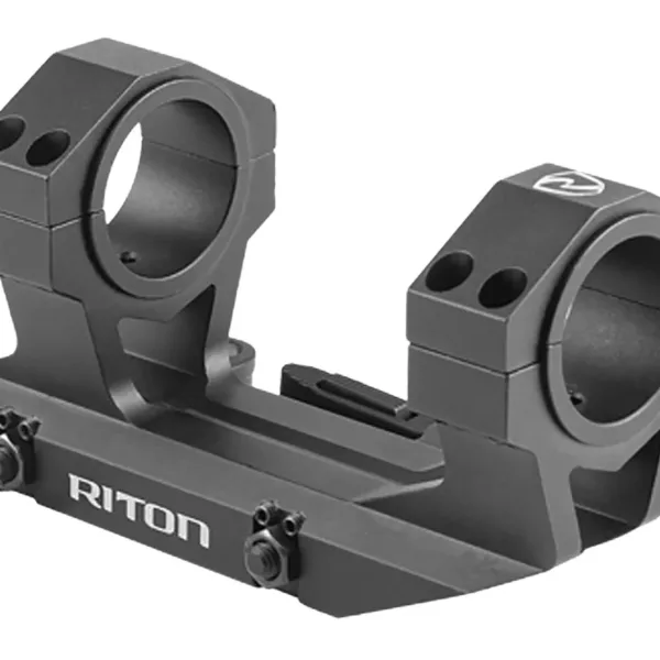 Riton Optics X34QD 34 mm QD Cantilever Mount Scope Mount/Ring Combo Black Anodized