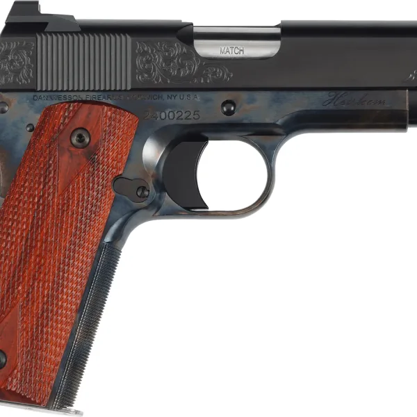 Dan Wesson 01779 Heirloom 2024 45 ACP 8+1 4.25" Stainless Blued Carbon Steel Slide Polished Grip