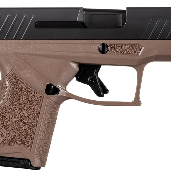 Taurus 1-GX4M931B GX4 3.0 Micro-Compact Frame 9mm Luger 11+1/13+1 3.38 Satin Black DLC Black Alloy Steel Slide Brown
