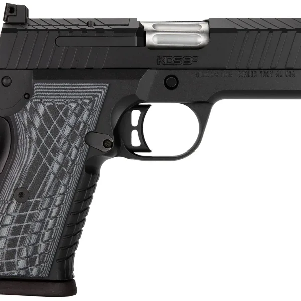 Kimber Mfg.,inc 3100010 KDS9C  9mm 15+1 4.09" KimPro Black Front and Rear Serrations Stainless Steel Slide Gray and Black G10 Crosshatch Grip