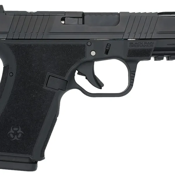 Black Rain Ordnance FLP9MMBLK   Compact Frame 9mm 15+1 4" Stainless Steel Slide