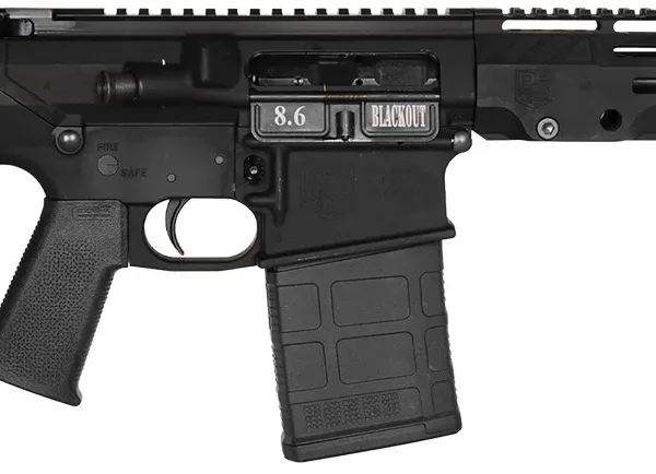 Diamondback DB1200W001 DB10 8.6 Blackout 20+1 12" Black Nitride 11" M-LOK Handguard SBA5 Brace Magpul MOE K2 Grip