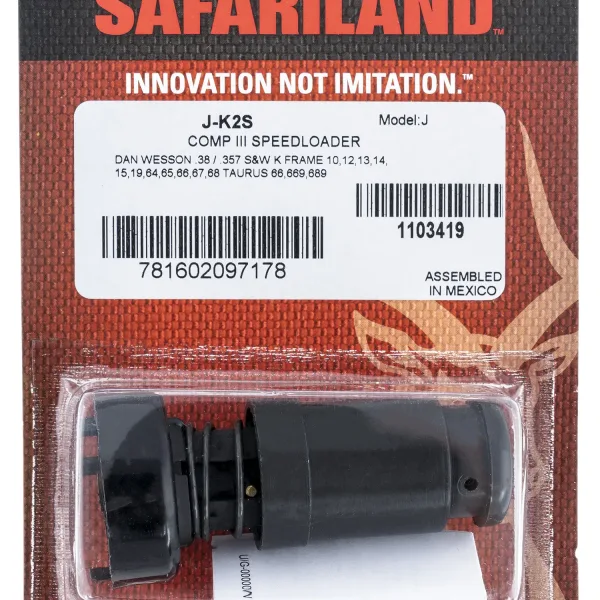 Safariland JK2S Comp III  Speedloader 38 Special/357 Mag 6rd Dan Wesson/S&W