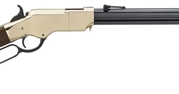 Henry H011R Original Rare Carbine Full Size 44-40 Win 10+1 20.50" Blued Octagon Barrel, Brass Polished Brass Receiver, Fancy American Walnut Wood Stock Right Hand