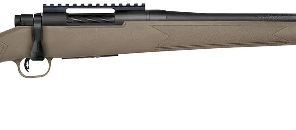 Mossberg 27874 Patriot Predator Full Size 308 Win 5+1, 22" Matte Blued Fluted/Steel Threaded Barrel, Matte Blued Steel Receiver, Flat Dark Earth Fixed Stock, Right Hand