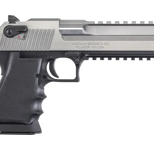 Magnum Research DE44ASIMB Desert Eagle Mark XIX L6 44 Rem Mag 6" 8+1 Black Hardcoat Anodized Aluminum Frame Stainless Steel Slide Black Polymer Grip