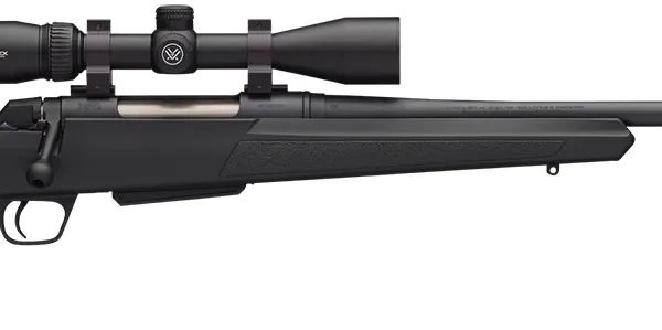Winchester Guns 535705212 XPR Scope Combo 243 Win 3+1 Cap 22" Blued Perma-Cote Rec/Barrel Matte Black Stock Right Hand with MOA Trigger System (Full Size) Includes Vortex Crossfire II 3-9x40mm Scope