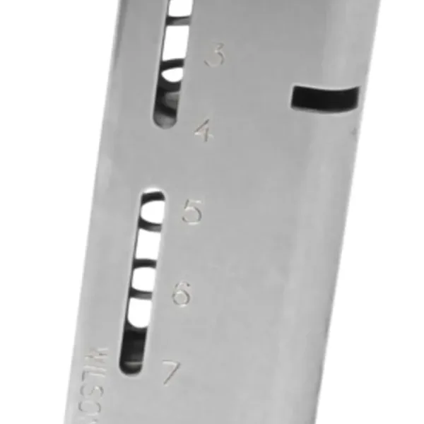 Wilson Combat 500CHD ETM  8rd Detachable w/ Lo-Profile Steel Floor Plate 45 ACP+P Fits Wilson Combat 1911 Elite Tactical Stainless Steel