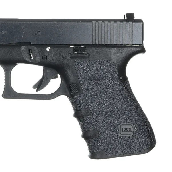 Talon Grips 110G Adhesive Grip Compatible w/Glock 19/23/25/32/38 Gen4 w/No Backstrap, Black Textured Granulate