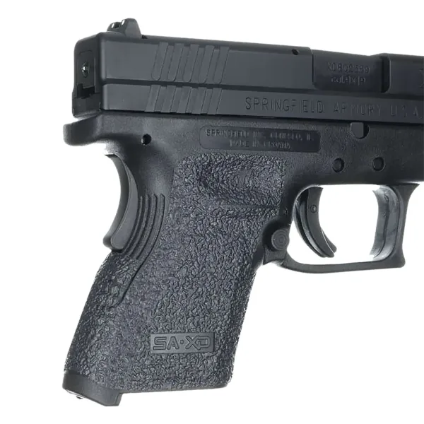 Talon Grips 203R Adhesive Grip  Textured Black Rubber for Springfield XD Subcompact 9,40
