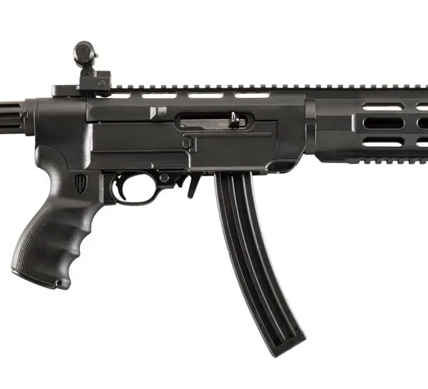 Archangel AA556REX AR-15 Style Conversion Stock Black Synthetic 6 Position with Rail for Ruger 10/22