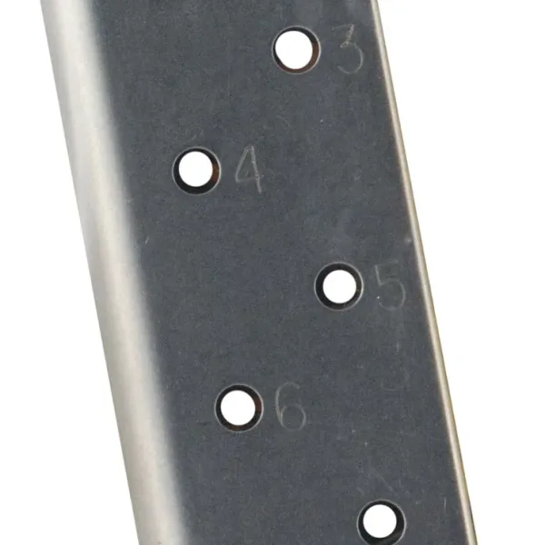 CMC Products 14120 Match Grade  7rd 45 ACP Fits 1911 Officer Stainless Steel