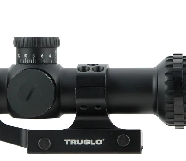 TruGlo TG8516TLR Omnia Tactical Black Anodized 1-6x24mm 30mm Tube Illuminated APTR Reticle