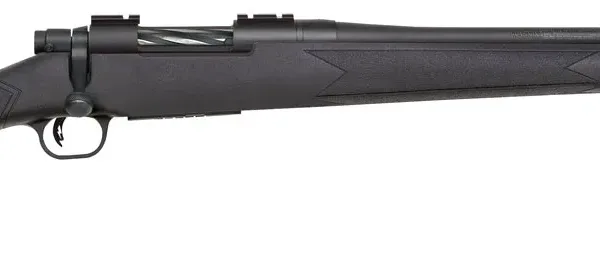 Mossberg 27909 Patriot Synthetic 6.5 Creedmoor 5+1 22" Fluted Barrel w/Recessed Match Crown, Matte Blued Metal Finish, Spiral-Fluted Bolt, Synthetic Stock, Drop Box Magazine, Adjustable LBA Trigger