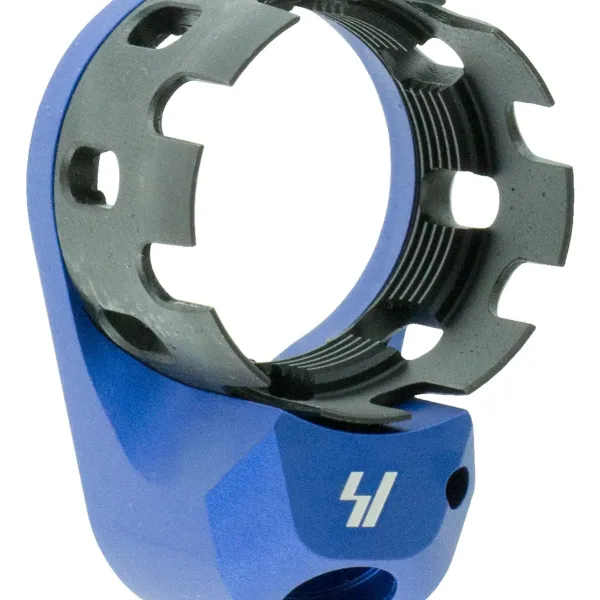 Strike ARECN&EEPBLU AR Castle Nut and Extended End Plate Steel