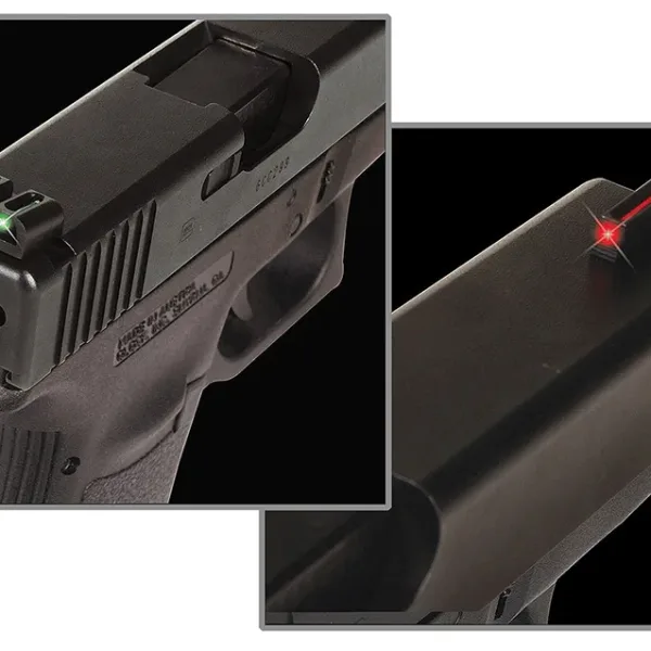TruGlo TG131G1 Fiber-Optic  Red/Fiber Optic Front Sight-Green/Fiber Optic Rear Sight Glock 17/17L/19