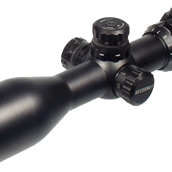 UTG SCP3-UM312AO Accushot  Black Hardcoat Anodized 3-12x 44mm 30mm Tube Illuminated Red/Green Mil-Dot Reticle