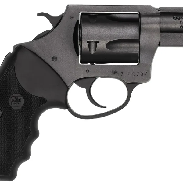 Charter Arms 13520 Mag Pug  Large 357 Mag, 5 Shot 2.20" Black Ported Steel Barrel, Black Steel Cylinder & Frame w/Black Finger Grooved Rubber Grip