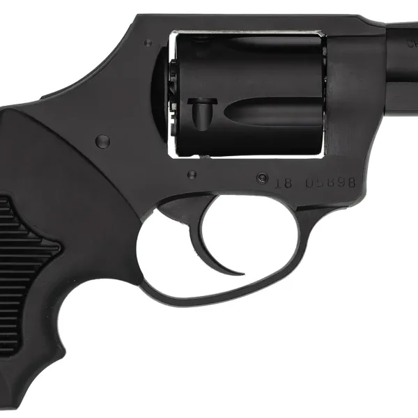 Charter Arms 13811 Undercover Lite Small 38 Special, 5 Shot 2" Black Steel Barrel & Cylinder, Black Passivate Aluminum Frame w/Black Finger Grooved Rubber Grip, Concealed Hammer
