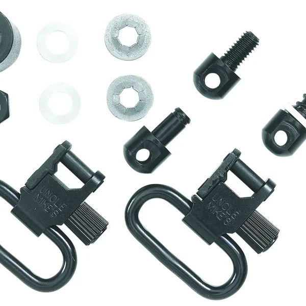 Uncle Mike's 12312 Super Swivel  Quick Detach 115 MCS Blued 1" Loop  Compatible w/Most Pump & Auto Shotguns