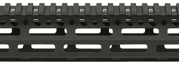 BCM MCMR15556BLK BCMGunfighter MCMR 15" M-LOK, Free-Floating Style Made of Aluminum with Black Anodized Finish for AR-Platform
