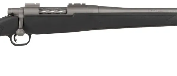 Mossberg 28008 Patriot Synthetic 6.5 Creedmoor 5+1 22" Fluted Barrel w/Recessed Match Crown,  Cerakote Stainless Steel, Spiral-Fluted Bolt, Synthetic Stock, Drop Box Magazine, Adjustable LBA Trigger