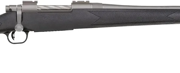 Mossberg 28010 Patriot  30-06 Springfield 5+1 22" Fluted Barrel w/Recessed Match Crown, Cerakote Stainless Steel, Spiral-Fluted Bolt, Synthetic Stock, Drop Box Magazine, Adjustable LBA Trigger