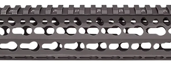 BCM KMRA15556BK KMR Alpha Handguard 15" Keymod Style Made of Aluminum with Black Anodized Finish for AR-15