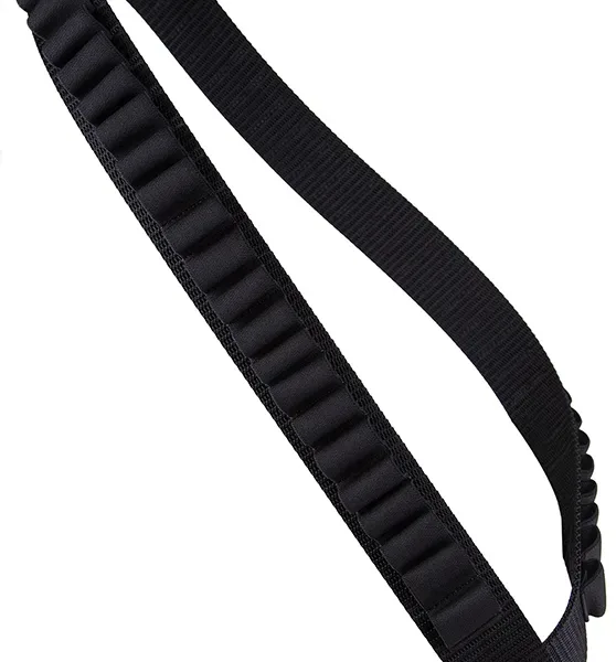 Blackhawk 43SB55BK Shotgun Bandoleer  Black Nylon 55rd Over The Shoulder Mount
