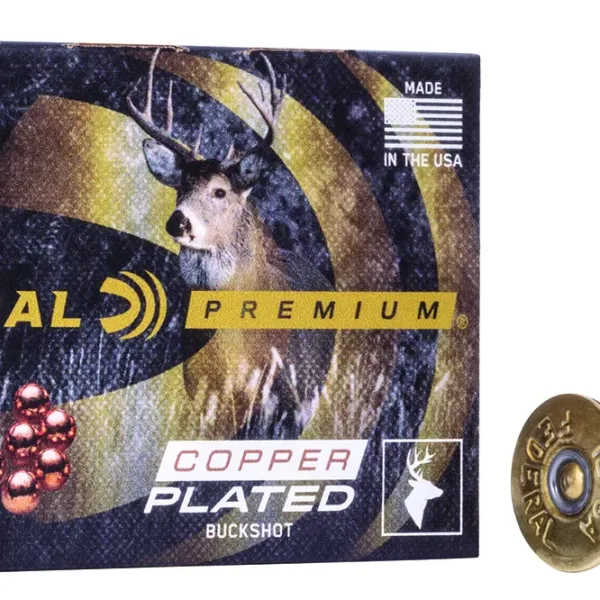 Federal P15600 Premium Magnum 12Gauge 2.75" 12Pellets 1 1/2oz 00BuckShot 5 Per Box/50 Case