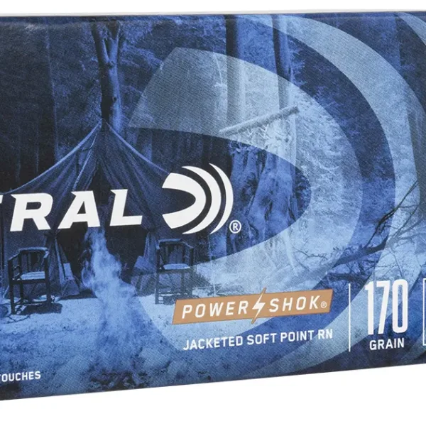 Federal 3030B Power-Shok 30-30Win 170gr Jacketed Soft Point 20 Per Box/10 Case