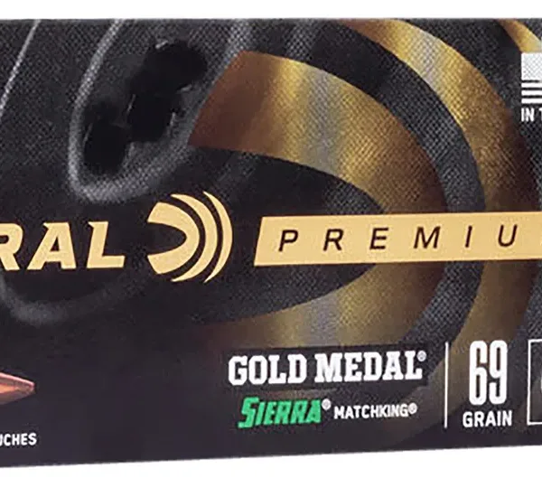Federal GM3006M Premium Gold Medal 30-06Springfield 168gr Sierra MatchKing BTHP 20 Per Box/10 Case