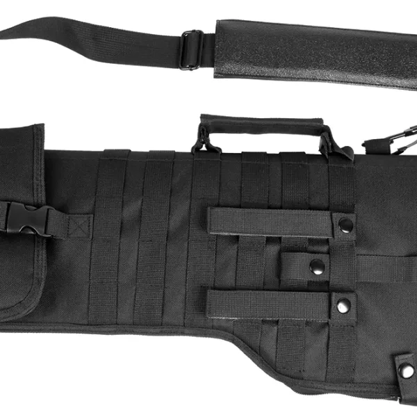 NcStar CVRSCB2919B VISM AR-15 Tactical Scabbard Adjustable Carry Handle Fits Most Rifle/Carbines Grommet Drainage