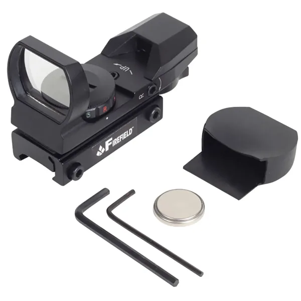 Firefield FF13004 Multi Red & Green Reflex Sight  Black 1x 33 mm x 24 mm 1 MOA Dot/5 MOA Dot Multi Reticle