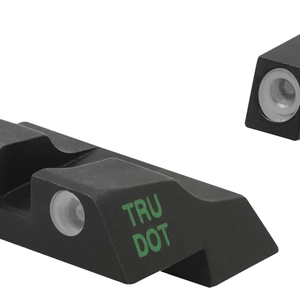 Meprolight USA 102263301 Tru-Dot  Green Tritium White Outline Front Sight-Orange Tritium White Outline Rear Sight Glock 26/27