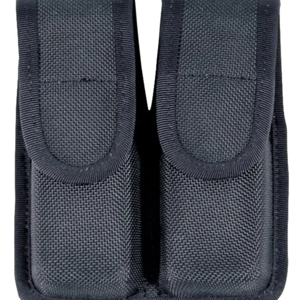 Blackhawk 44A000BK Double Mag Pouch  Black Cordura Compatible w/Single Stack/9mm/40/45