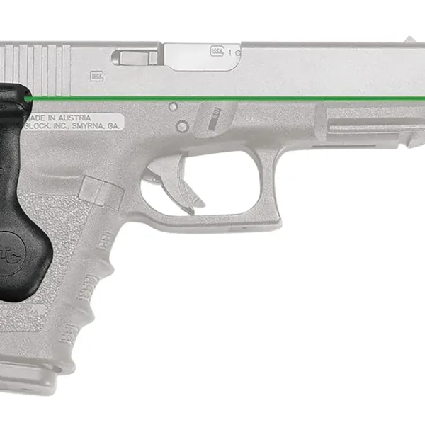 Crimson Trace 0167501 LG-639G Green Lasergrips  Black Glock Gen 3/4/5 Compact