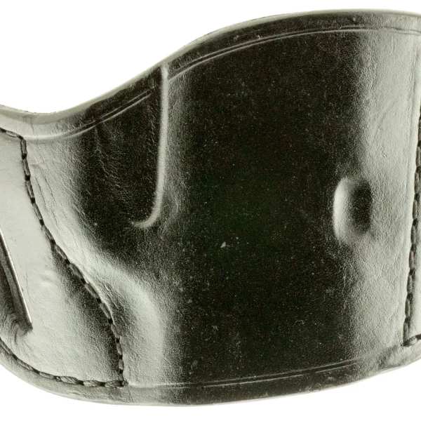 Bulldog MLBM Molded  OWB Black Leather Belt Slide Fits Browning Hi-Power Fits Kahr P45 Right Hand