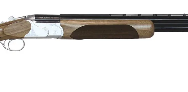 CZ-USA 06459 Redhead Premier Target 12 Gauge 3" 2rd 30" Gloss Black Chrome Barrel, Silver Satin Chrome Metal Finish, Turkish Walnut Stock Includes 5 Extended Chokes