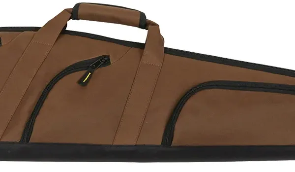 Allen 99452 Daytona Shotgun Case 52" Mocha Brown Endura w/ Black Trim Adjustable Sling, 4 Pockets & Easy Clean Lining