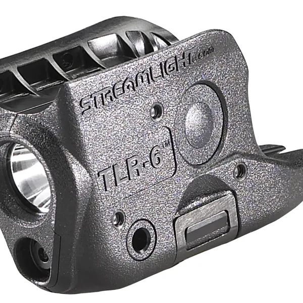 Streamlight 69270 TLR-6 Gun Light  Black 100 Lumens White LED/Red Laser Glock 42/43/43X/48