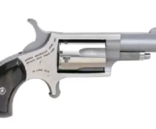 NORTH AMERICAN ARMS MINI 22LR REV 1-5/8 SS BLK PRL