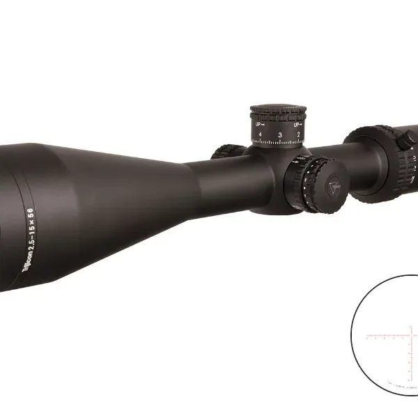 TRIJICON CREDO 2.5-15X56 BLK MRAD RED